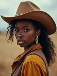 woman as Cowboy in the Wild West