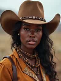 woman as Cowboy in the Wild West