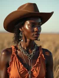 woman as Cowboy in the Wild West