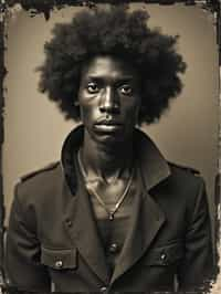 man as a tintype photograph by george hurrell and james van der zee