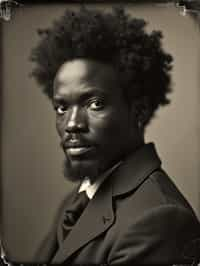 man as a tintype photograph by george hurrell and james van der zee