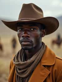 man as Cowboy in the Wild West