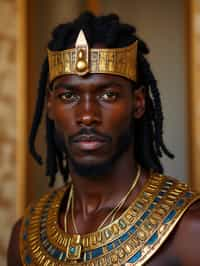 man as Egyptian Pharaoh Emperor