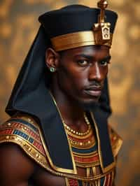 man as Egyptian Pharaoh Emperor