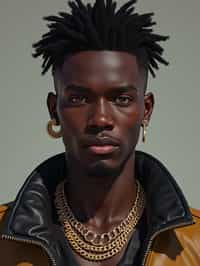 a male man  as a beautiful fashion charming dreamlike man with lv jewelry, character art, art by artgerm lau and wlop and and ilya kuvshinov and john singer sargent, hyperdetailed, 8 k realistic, symmetrical, frostbite 3 engine, cryengine, dof, trending on artstation, digital art