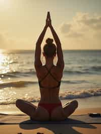 woman doing Yoga at a Yoga Retreat in Bali