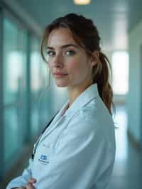 woman as a Doctor in Hospital