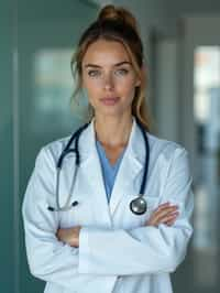 woman as a Doctor in Hospital