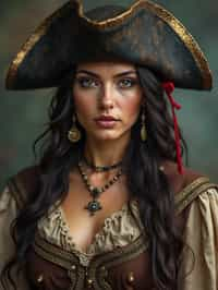 woman as a Pirate in the 17th century