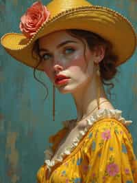 woman in style of Van Gogh, elegant, intricate, digital painting, artstation, concept art, smooth, sharp focus, illustration, art by van gogh