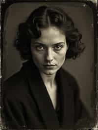 woman as a tintype photograph by george hurrell and james van der zee