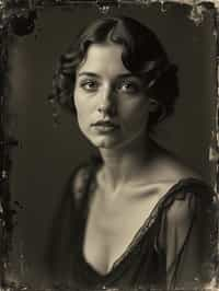 woman as a tintype photograph by george hurrell and james van der zee