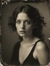 woman as a tintype photograph by george hurrell and james van der zee