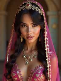 woman as Aladdin  princess from Disney