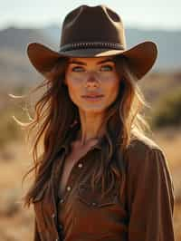 woman as Cowboy in the Wild West