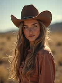 woman as Cowboy in the Wild West