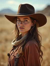 woman as Cowboy in the Wild West