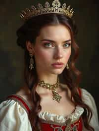 woman as 17th Century French  Queen