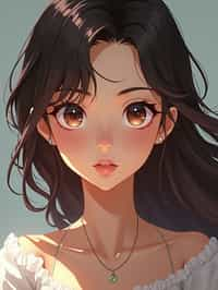 woman as concept art of a Ghibli anime illustration | | anime anime anime anime anime anime, cute - fine - face, pretty face, realistic shaded perfect face, fine details in the style of Ghibli Studios. by stanley artgerm lau, wlop, rossdraws, james jean, andrei riabovitchev, marc simonetti, and sakimichan, trending on artstation