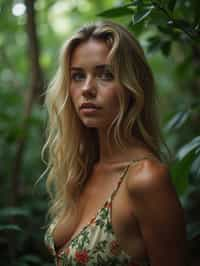 woman in the jungle