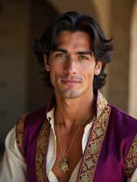 man as Aladdin prince  from Disney