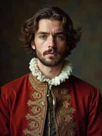 man as 17th Century French King