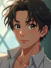 man as concept art of a Ghibli anime illustration | | anime anime anime anime anime anime, cute - fine - face, pretty face, realistic shaded perfect face, fine details in the style of Ghibli Studios. by stanley artgerm lau, wlop, rossdraws, james jean, andrei riabovitchev, marc simonetti, and sakimichan, trending on artstation