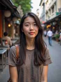 woman as digital nomad in Bangkok in Ekkamai district