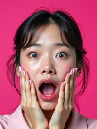 the image is a vibrant and colorful thumbnail, typically used for a youtube video. it features the exaggerated face of one woman expressing shock and humor, emphasizing the crazy theme of the video. their face is outlined with a white stroke to make it stand out against the pink background. this type of design is commonly used to attract viewers on social media platforms by promising entertaining and possibly awkward content.