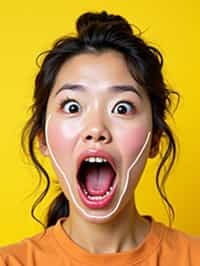 the image is a vibrant and colorful thumbnail, typically used for a youtube video. it features the exaggerated face of one woman expressing shock and humor, emphasizing the crazy theme of the video. their face is outlined with a white stroke to make it stand out against the yellow background. this type of design is commonly used to attract viewers on social media platforms by promising entertaining and possibly awkward content.