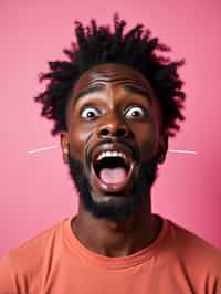 the image is a vibrant and colorful thumbnail, typically used for a youtube video. it features the exaggerated face of one man expressing shock and humor, emphasizing the crazy theme of the video. their face is outlined with a white stroke to make it stand out against the pink background. this type of design is commonly used to attract viewers on social media platforms by promising entertaining and possibly awkward content.