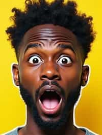 the image is a vibrant and colorful thumbnail, typically used for a youtube video. it features the exaggerated face of one man expressing shock and humor, emphasizing the crazy theme of the video. their face is outlined with a white stroke to make it stand out against the yellow background. this type of design is commonly used to attract viewers on social media platforms by promising entertaining and possibly awkward content.