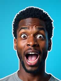 the image is a vibrant and colorful thumbnail, typically used for a youtube video. it features the exaggerated face of one man expressing shock and humor, emphasizing the crazy theme of the video. their face is outlined with a white stroke to make it stand out against the blue background. this type of design is commonly used to attract viewers on social media platforms by promising entertaining and possibly awkward content.