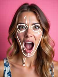 the image is a vibrant and colorful thumbnail, typically used for a youtube video. it features the exaggerated face of one woman expressing shock and humor, emphasizing the crazy theme of the video. their face is outlined with a white stroke to make it stand out against the pink background. this type of design is commonly used to attract viewers on social media platforms by promising entertaining and possibly awkward content.