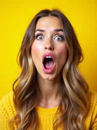 the image is a vibrant and colorful thumbnail, typically used for a youtube video. it features the exaggerated face of one woman expressing shock and humor, emphasizing the crazy theme of the video. their face is outlined with a white stroke to make it stand out against the yellow background. this type of design is commonly used to attract viewers on social media platforms by promising entertaining and possibly awkward content.