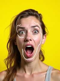 the image is a vibrant and colorful thumbnail, typically used for a youtube video. it features the exaggerated face of one woman expressing shock and humor, emphasizing the crazy theme of the video. their face is outlined with a white stroke to make it stand out against the yellow background. this type of design is commonly used to attract viewers on social media platforms by promising entertaining and possibly awkward content.