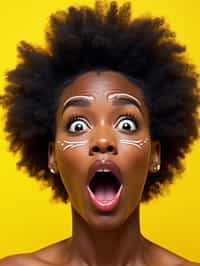 the image is a vibrant and colorful thumbnail, typically used for a youtube video. it features the exaggerated face of one woman expressing shock and humor, emphasizing the crazy theme of the video. their face is outlined with a white stroke to make it stand out against the yellow background. this type of design is commonly used to attract viewers on social media platforms by promising entertaining and possibly awkward content.