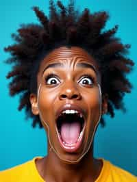 the image is a vibrant and colorful thumbnail, typically used for a youtube video. it features the exaggerated face of one woman expressing shock and humor, emphasizing the crazy theme of the video. their face is outlined with a white stroke to make it stand out against the blue background. this type of design is commonly used to attract viewers on social media platforms by promising entertaining and possibly awkward content.