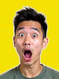 the image is a vibrant and colorful thumbnail, typically used for a youtube video. it features the exaggerated face of one man expressing shock and humor, emphasizing the crazy theme of the video. their face is outlined with a white stroke to make it stand out against the yellow background. this type of design is commonly used to attract viewers on social media platforms by promising entertaining and possibly awkward content.