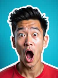 the image is a vibrant and colorful thumbnail, typically used for a youtube video. it features the exaggerated face of one man expressing shock and humor, emphasizing the crazy theme of the video. their face is outlined with a white stroke to make it stand out against the blue background. this type of design is commonly used to attract viewers on social media platforms by promising entertaining and possibly awkward content.