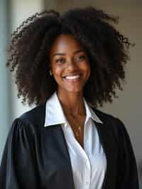 a graduate woman in their academic gown